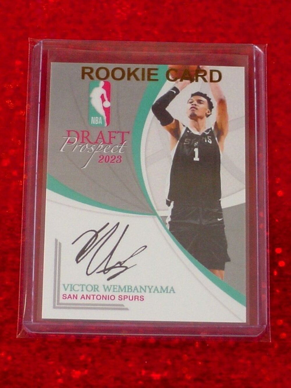 Victor Wembanyama 2023 Draft Prospect Card Facsimile Autograph